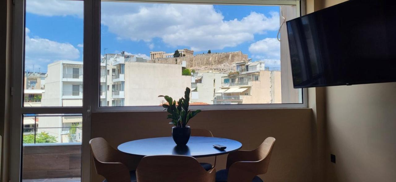 Ferienwohnung Lview Acropolis Athen Exterior foto